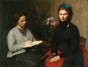 La Lectura de Ignace Henri Jean Fantin Latour
